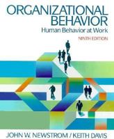Organizational Behavior: Human Behavior at Work 007239675X Book Cover
