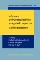 Inference and Generalizability in Applied Linguistics 9027219648 Book Cover