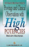 Provings & Clinical Observations With High Potencies 8170214033 Book Cover
