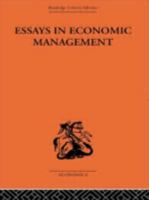 Essays in Economic Management 0415314038 Book Cover