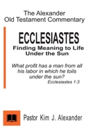 The Alexander Old Testament Commentary Ecclesiastes: Finding Meaning to life under the Sun 1793816638 Book Cover