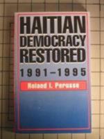 Haitian Democracy Restored 0819199524 Book Cover