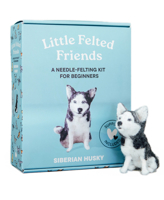 Little Felted Friends: Siberian Husky 1969889063 Book Cover