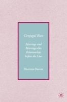 Conjugal Rites: Marriage and Marriage-like Relationships before the Law 1403976562 Book Cover