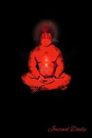 Journal Daily: In Deep Meditation Lord Hanuman Notebook, Mandala Backcover, Lined Blank Journal, 6 x 9, 120 White Color Pages, Matte Finish Cover. 1078273731 Book Cover