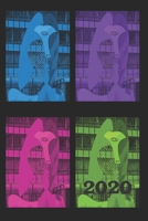 2020: Pop-Art Picasso Colorful Weekly Monthly Planner 12 Month Diary Calendar Date Book, Appointment Schedule, Handy Purse or Pocket Organizer 1676365184 Book Cover