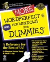 MORE WordPerfect 6 for Windows for Dummies 1568842066 Book Cover