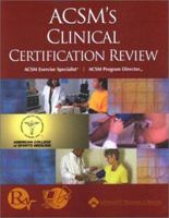 ACSM's Clinical Certification Review 0781725240 Book Cover