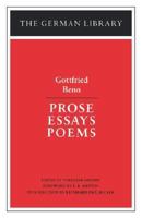 Prose Essays Poems (German Library) 0826403115 Book Cover