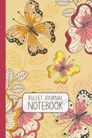 Bullet Journal: Butterfly Dotted Grid Notebook with 110 Numbered Pages (6x9 inches) 1707851611 Book Cover