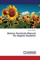Botany Practicals Manual for Degree Students 3659618330 Book Cover