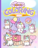 Unicorn Coloring Book For Kids: Cute Adorable Unicorns Coloring Pages / Activity Book For Girls, Boys, Children B0CF7LH2RP Book Cover