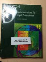 Communications for Legal Professionals 1552391396 Book Cover