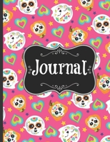 Journal: Notebook: Sugar Skull Goth Lined Journal for kids 1695383281 Book Cover