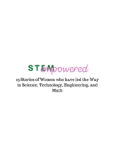 STEMpowered: 13 Stories of Women who have led the Way in Science, Technology, Engineering, and Math B08P2C677Y Book Cover