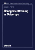 Managementtraining in Osteuropa 3409136592 Book Cover