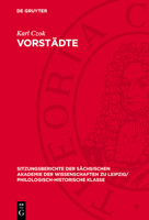 Vorstädte: Zu Ihrer Entstehung, Wirtschaft Und Sozialentwicklung in Der Älteren Deutschen Stadtgeschichte 3112713362 Book Cover