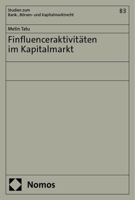 Finfluenceraktivitaten Im Kapitalmarkt (German Edition) 3756015726 Book Cover