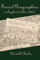 Social Geographies In England (1200-1640) 0979448859 Book Cover