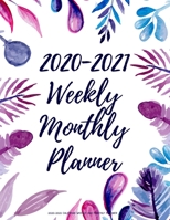 2020-2021 Calendar Weekly And Monthly Planner: Two Year 24 Month Jan 2020 - Dec 2021 Planner W/ To Do List Academic Schedule Agenda Logbook Or Student & Teacher Organizer Journal Notebook, Appointment 1698639945 Book Cover