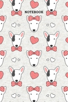 Notebook: Cute Bull Terrier In Fabric Background Blank Lined Journal To Write In For Notes, Ideas, Diary, To-Do Lists, Notepad - Bull Terrier Gifts ... - Best Gifts For Women, Men, Teen & Kids 167508520X Book Cover