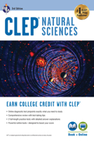 CLEP® Natural Sciences Book + Online 0738612073 Book Cover