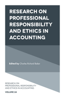 Research on Professional Responsibility and Ethics in Accounting 180071758X Book Cover