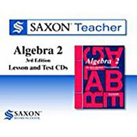 Saxon Teacher Algebra 2: Lesson and Test CDs, 3rd edition (Homeschool) 1602773645 Book Cover