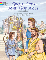 Greek Gods and Goddesses Coloring Book 0486418626 Book Cover