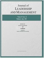 Journal of Leadership and Management Volume 10 Issue 2: Published July 2024 1613050410 Book Cover