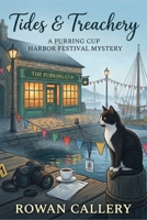 Tides & Treachery: A Purring Cup Cat Café Mystery B0GXP2J6R1 Book Cover