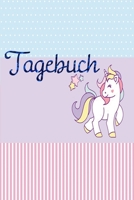 Tagebuch: Einhorn Tagebuch f�r M�dchen mit linierten Seiten zum Ausf�llen 1712392360 Book Cover