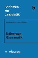 Universale Grammatik 3528037040 Book Cover