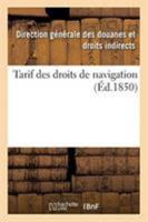 Tarif des droits de navigation 2329273770 Book Cover