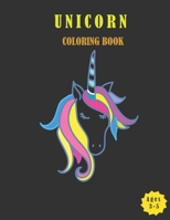UNICORN COLORING BOOK: For Kids Ages 3-5, happy, smiling, beautiful unicorns, B08MWRF8YH Book Cover