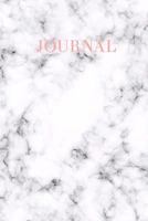 Journal: Gorgeous Marble + Rosegold, 115 page Notebook (Lovely Journals) 1983921734 Book Cover