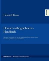 Deutsch-Orthographisches Handbuch 3869063947 Book Cover