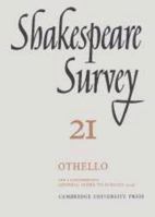 Shakespeare Survey 21, Othello, with Index 11-20 0521523583 Book Cover