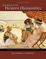 Readings in the Western Humanities, Volume 2 0073136409 Book Cover