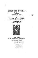 Jesus and Politics, an essay towards an ideal 1530737729 Book Cover