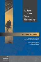 A Jew in the New Germany (Humanities Labortory) 0252028562 Book Cover