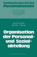 Die Organisation Der Personal- Und Sozialabteilung 3409316213 Book Cover