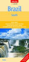 Brazil: Central and South Nelles Map 1:2,500,000 (English and German Edition) 3865742076 Book Cover