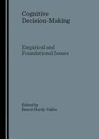 Cognitive Decision-Making: Empirical and Foundational Issues 1847181074 Book Cover