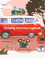 Camping Activities Logbook: Camping Journal & RV Travel Logbook, Blue Vintage Camper Journey (Caravanning Campsite Log Books), Camper Travel Journal Diary - RV Caravan Trailer Journey / Traveling Log  1709626089 Book Cover