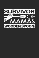 Survivor of Mamas Wooden Spoon: Calendar and Organizer 6x9 (A5) for Adults and Teens Thinking: I Survived The Wooden Spoon I 120 pages I Gift I Yearly, Monthly and Weekly Planner 166181669X Book Cover