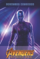 Avengers: INFINITY WAR - Creative Notebook: Organize Notes, Ideas, Follow Up, Project Management, 6 x 9 (15.24 x 22.86 cm) - 110 Pages - Durable Soft Cover - Line 1708496203 Book Cover