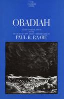 Obadiah (Anchor Bible) 0385412681 Book Cover
