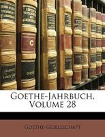 Goethe-Jahrbuch, Volume 28 1272095762 Book Cover