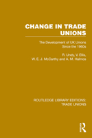 Change in Trade Unions 1032395575 Book Cover